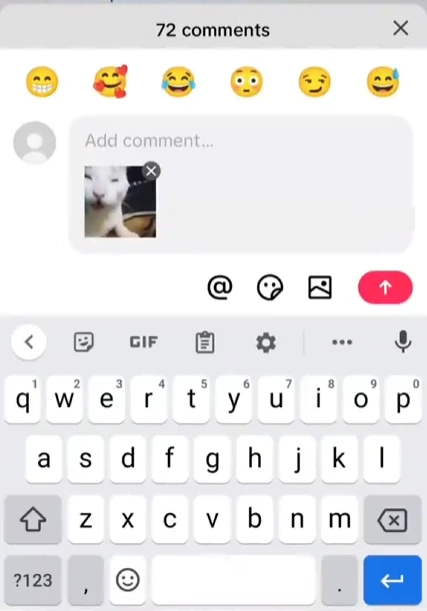 Enviar GIF en TikTok