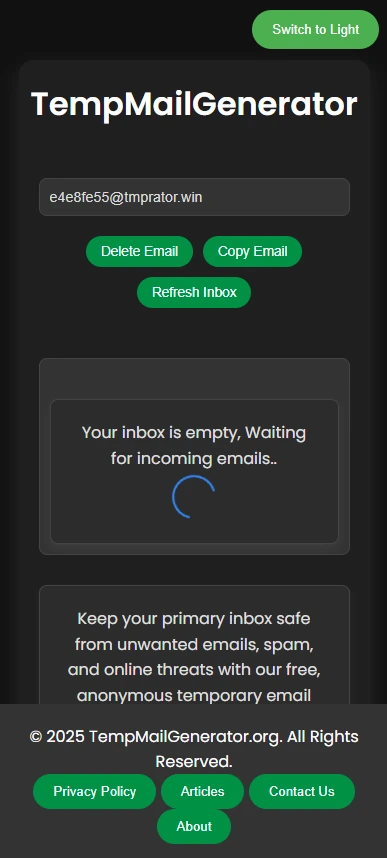 TempMailGenerator.org