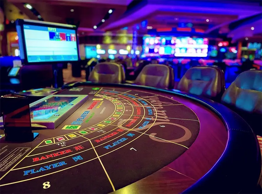 Table games at Starlight Casino in Canada