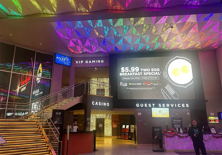 Inside the Starlight Casino Edmonton building